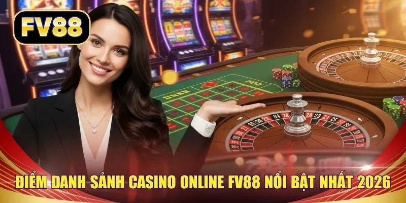 Điểm danh sảnh Casino online FV88 nổi bật nhất 2026