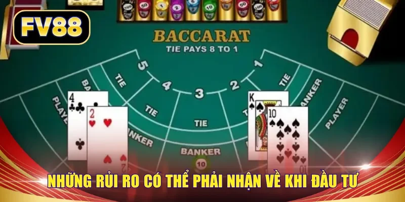 Những rủi ro có thể phải nhận về khi đầu tư